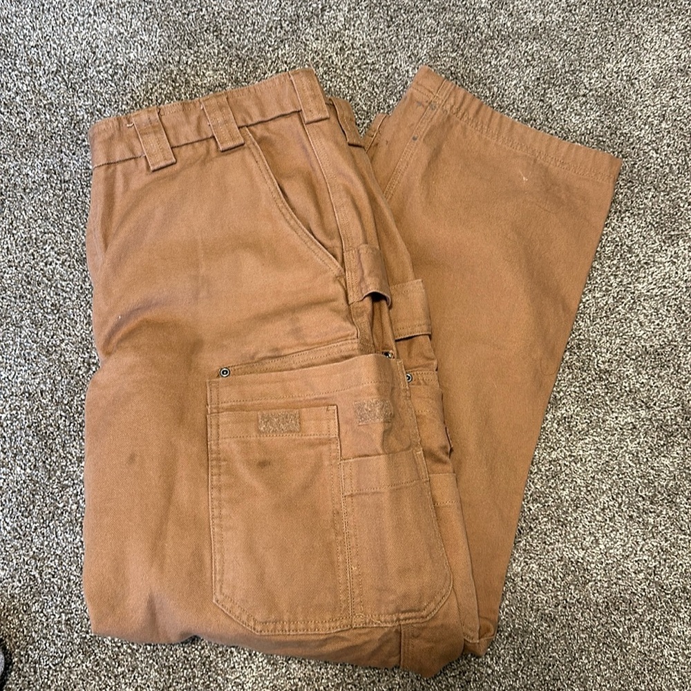 Duluth Trading Company Men's Fire Hose Relaxed Fit Cargo Work Pants